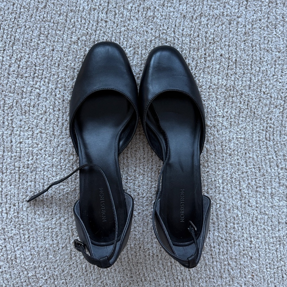 Nordstrom Black Mary Jane Heels